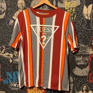Guess Vertical Striped Tee